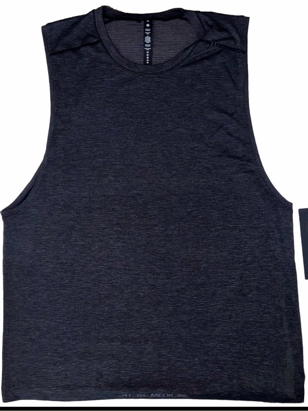 NWT•LULULEMON•MENS XLARGE•METAL VENT TECH 2.0 SLEEVELESS TANK•DEEP COAL/BLACK